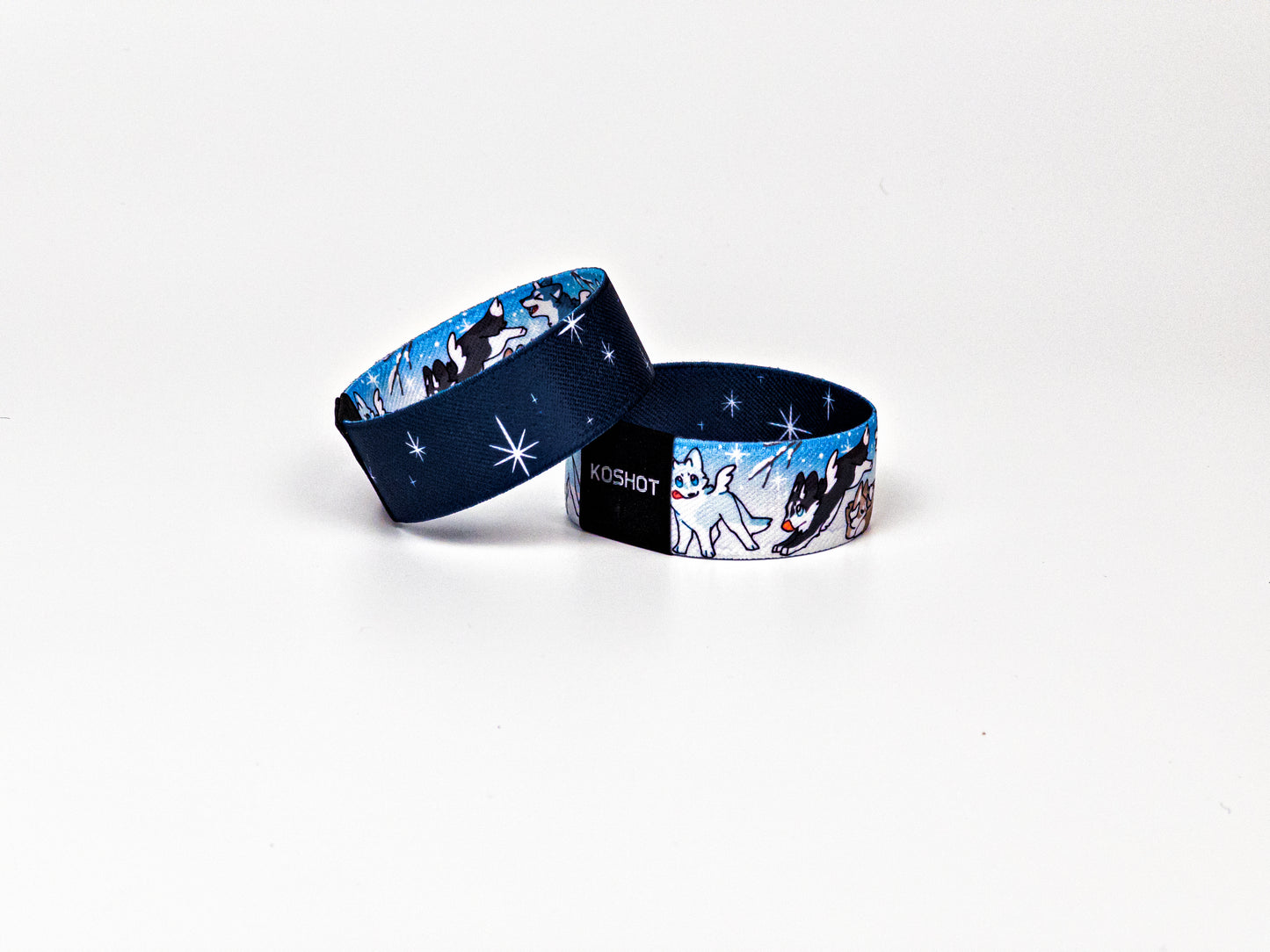 ANGEL HUSKY Wristbands - NAVY