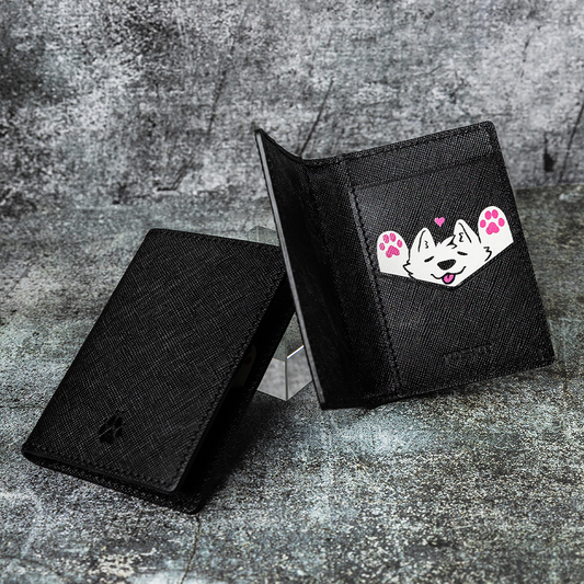 BLEP WOLF Leather Wallet